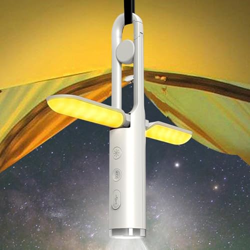 Lanternes de camping pliables contre le noir avec 3 modes SOS rechargeables