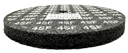 Image of EXL Unitized Wheel, Silicon Carbide, 6 inch Diameter x 1 /2 inch Wide x 1 /2 inch Arbor, 4S Fine | 15849 | (Pack of 1)