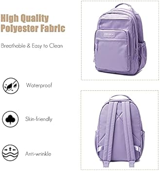 FANDARE Dames Rugzak Casual Schooltassen Meisje Backpack Handtas voor