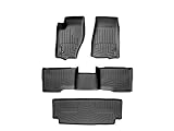 WeatherTech Custom Fit FloorLiners for Jeep Commander - Full Set (44013-1-2-3), Black