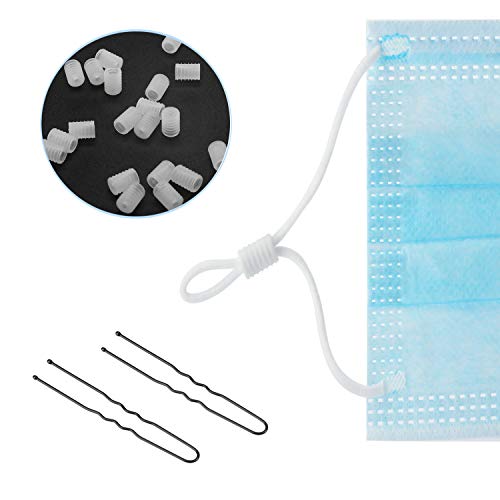 Adjustable Cord Locks with Toggles and Drawstrings - Clear Buckles