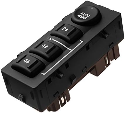 4x4 Switch 4WD Wheel Drive Switch for | 2003-2007 Chevy Silverado Suburban Avalanche Tahoe, GMC Sierra Yukon, Cadillac Escalade | Replaces OE# 19259313, 901-072