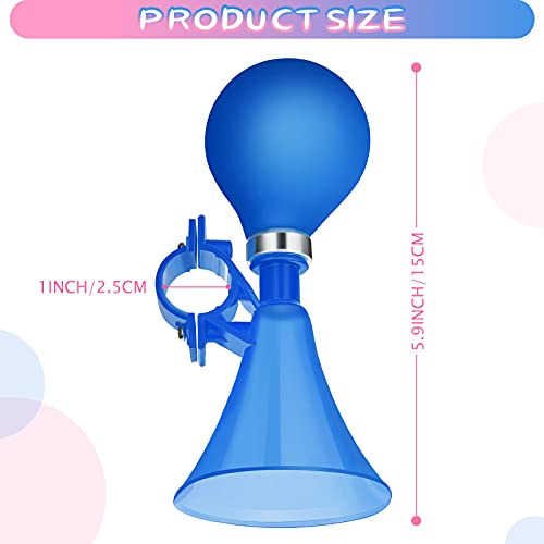 Hestya HESTYA-HORNS-VTG380 3 Pieces Kids Bike Horn Air Squeeze Honking Horns Plastic Bicycle Horn Scooter Horn thumb #1