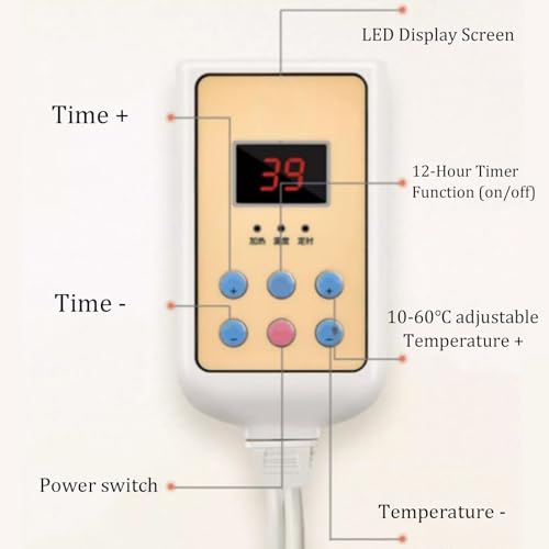 Calefactor Eléctrico Alfombra Térmica Voltaje 110V miniatura 7
