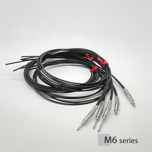 Capteur fibre optique coaxial M6 à réflexion diffuse pour détection millimétrique
