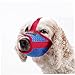 Kisangel Adjustable Breathable Dog Muzzle Cover for Biting and Barking Soft Mesh Mouth Mask for Chewing XL Washable and Comfortable Design