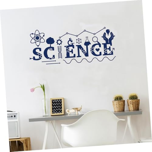 Vinilo Decorativo Ciencia Adhesivo PVC 99x42 cm Azul miniatura 6