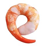 Haofy Juguete de Peluche para Perros Chirriantes, Diseño de Camarón Resistente a Las Mordeduras, Ideal para Perros y Gatos, Diversión Atractiva para Mascotas