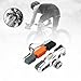 Lljsszr 2 Pieces Bike Brake Pads Bicycle Parts Replacement Bicycle Brake Accessories for Front and Back Wheel, Argent