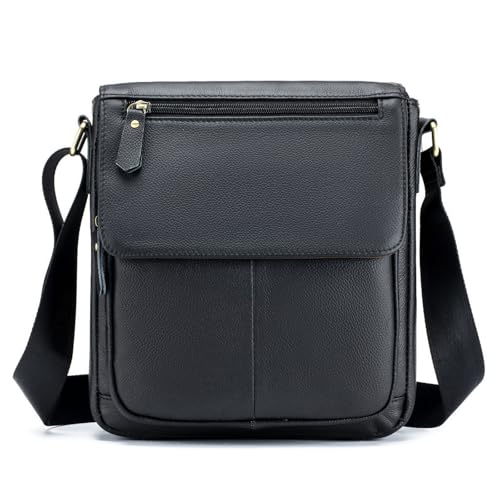 Henmifyer Genuine Leather Messenger Bag
