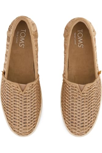 Image of TOMS Women's Valencia Platform Espadrille, Textile Upper, OrthoLite Insole