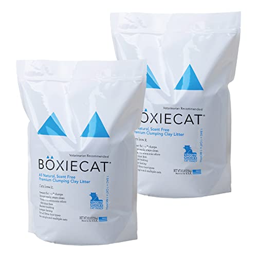 【OFT】 BOXIECAT ボクシーキャット ブルー 7.2kg 2個セット 猫砂 固まる ベントナイト 無香料 無着色 天然抗菌性の砂 ニオイを抑制 砂埃が立ちにくい 獣医師推薦
