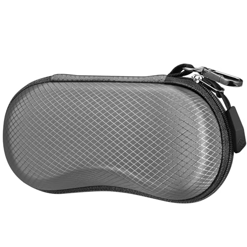 Image of FINTIE Sunglasses Case, Hard EVA Shell Shockproof Sport Glasses Case with Metal Carabiner Travel Zipper Eyeglasses Holder