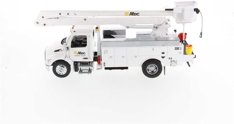 Miniatura 2 de Para oruga para Peterbilt 536 con grúa aérea Altec AA55 132 DIECAST camión modelo preconstruido