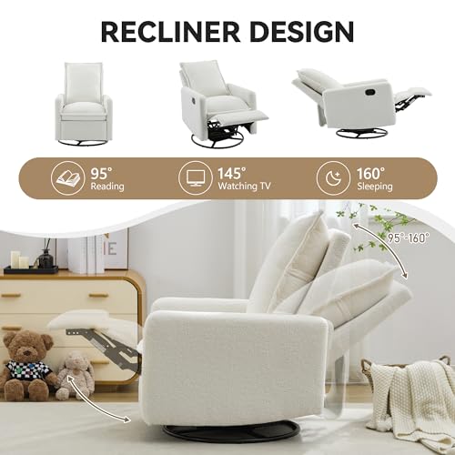 Sillón Plegable Teddy Fleece Blanco miniatura 6