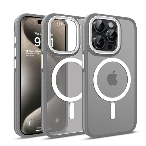 Coque magnétique pour iPhone 15 Pro, la protection mate idéale en déplacement