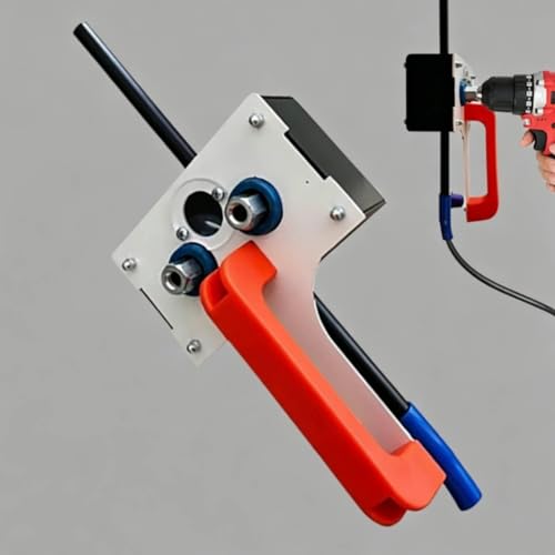 Image of SECRET DESIRE Cable Puller High Efficiency Wire Puller Easy to Use Wire Pulling Device for Electricians, Installers, Wall Wiring Orange