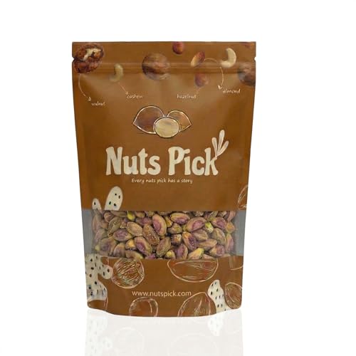 Roasted & Salted Pistachio Kernels Shelled Pistachios with Light Sea Salt | Crunchy & Flavourful Snack | Vegetarian Friendly | Multi-Pack Available 250g