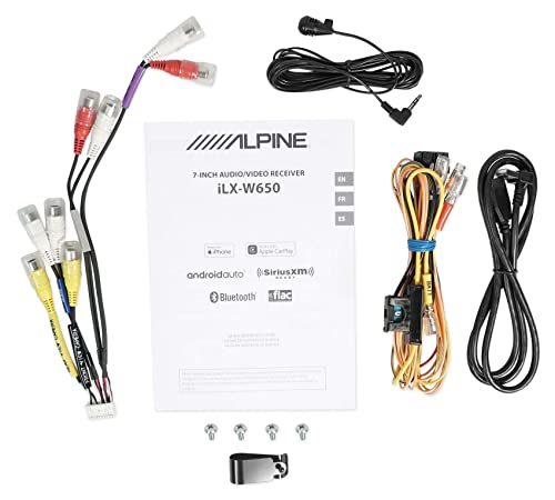 Alpine Ilx-W650 7" Digital Media Bluetooth Car Receiver Carplay/Android+Camera #TOP7