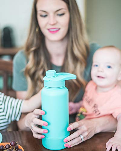 Simple Modern Chug Sports Lid - Fits All Summit And Hydro Flask Wide Mouth Water Bottle Sizes - Leak Proof Handle Cap For 10, 12, 14, 16, 18, 20, 22, 24, 32, 40, 64 & 84 Oz Sunshine #TOP5