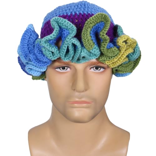 Chapeau cloche en crochet pour femmes et filles | Aurgiarme bob en tricot d'hiver style pêcheur