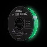 PLA Glow in the Dark Nature Green 3D Printing Filament, 1.75 mm