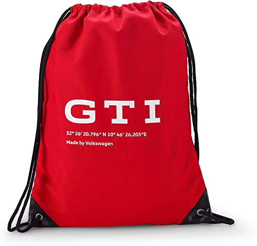 Volkswagen 5HV087318A - Bolsa de Deporte, diseño GTI, Color Rojo