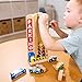 Melissa & Doug Stack & Count Wooden Parking Garage with 10 Cars
