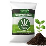 CaplinTec Seaweed Fertiliser Pellets – Organic Plant Foodd for Gardens, Pots & Beds, Fast-Acting, Easy to Use Lawn Fertilizer, Nutrient-Rich & Sustainable Feed, 500 Grams