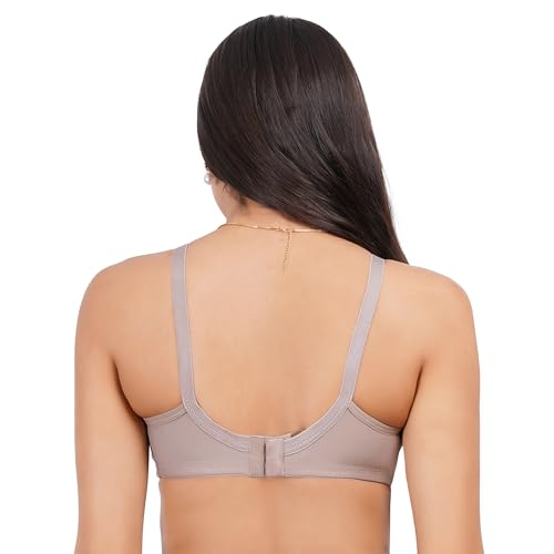 Image of Lace Non Padded Bra in B, C and D Cup for Women - Made of Pure Cotton Full Coverage Over Size Non Wired Pushup Soft Cup for T-Shirt Saree Dress Sports Garment for Daily Use Everyday