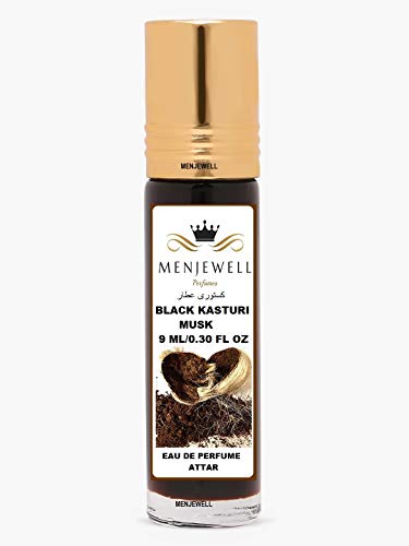 Menjewell Fragrances Black Kasturi Attar, 9 Ml, 50 g