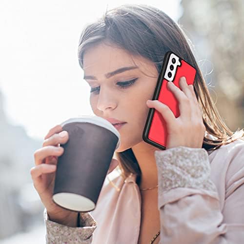 Skycase Samsung Galaxy S21 Case 5G 6.2",[Magnetic Detachable] S21 Wallet Case, Flip Folio Wallet Case with Screen Protector Card Slots and Detachable Hand Strap for Samsung Galaxy S21 6.2" 2021,Red