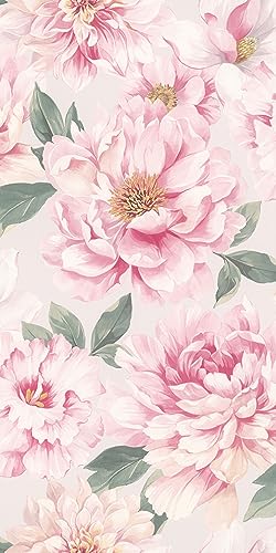 Rasch Tapete 201345 - Rosa Papiertapete mit Blumen in Pink, Blumentapete -...