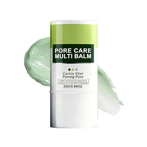FullMeet Cactox Pore Relief Multi Balm Stick, Cooling & Hydrating, Pore Tightening, Relieves Dryness and Rough Texture, Multi Skin Care Balm, 0.88 OZ