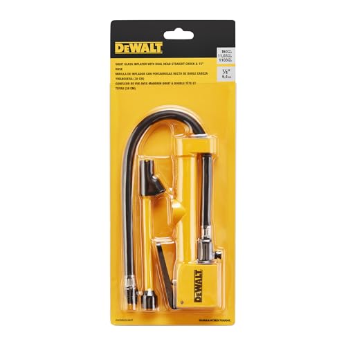 DEWALT Gonfleur de verre efficace contre les pertes de pression