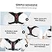 Mikinona Invisible Adjustable Posture Corrector Back Brace for Hunchback Correction PU Leather and Nylon Durable Belt Suitable for Adults and Indoor and Outdoor Use