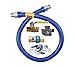 Dormont 1650KIT48 48" x 0.5" Gas Connector Kit With 2 Elbows