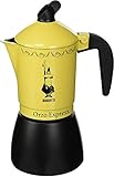 Bialetti Caffettiera Orzo Express, 2 Tazze, Pensata per preparare un Orzo Espresso, Non adatta a induzione, Giallo