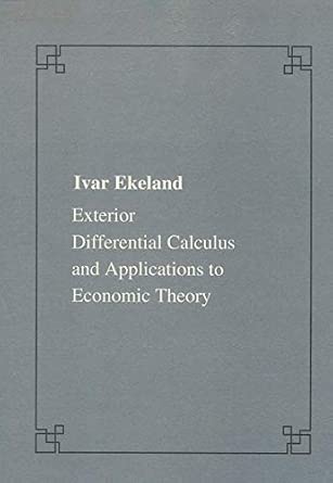 Exterior differential calculus and applications to economic theory 2000th Edition-Wow! eBook