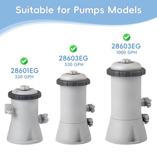 image for Btanadi Replacement Pool Hoses for Above Ground Pools 1 1/4, 59