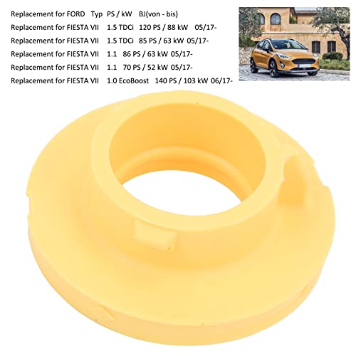 Almofada de borracha de mola traseira, almofada de mola para amortecedor 2037363 amarela de substitu