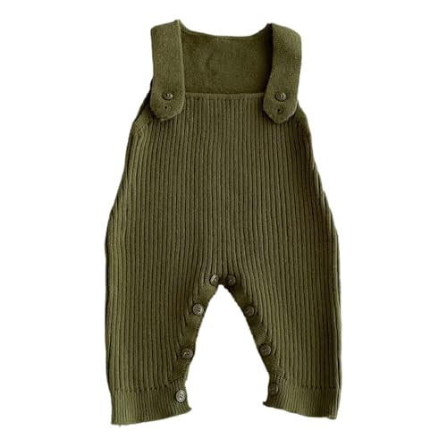 Fldy Neugeborene Baby Latzhose Strick Overall ärmellose Strap...