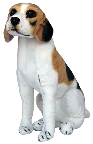 Plüschtier Hund Beagle - sitzend - 56 cm