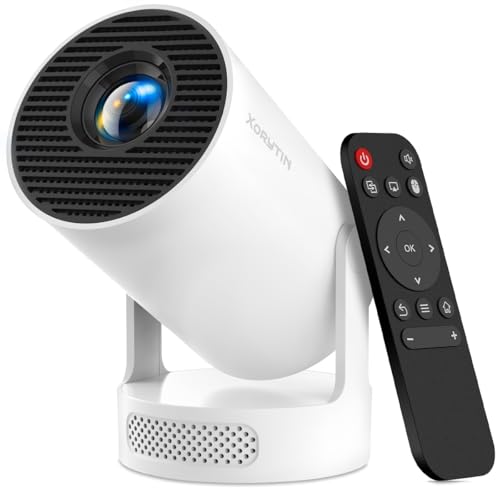 Xorytin Projector with WiFi and Bluetooth Mini Projector with Built-in App