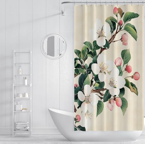 Rideau douche anti-moisissure polyester prune 90x180 résistant à l'eau - 4