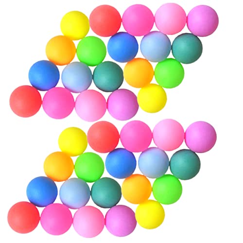 Toddmomy Elegant Pong Balls 40mm Diameter Game Balls Props for Parties Games Easy to Find Use