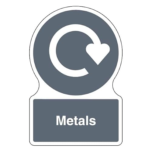 V Safety Shaped WRAP - Metals 300 x 400mm Safety Sign - 1mm Rigid Plastic
