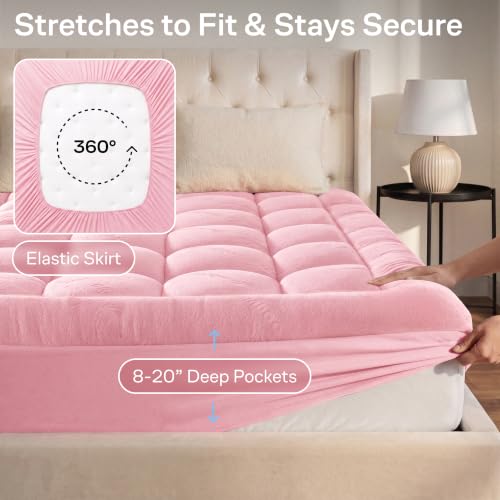 Image of Niagara Sleep Solution Cal King Ultra Soft Mattress Topper-Back Pain Relief