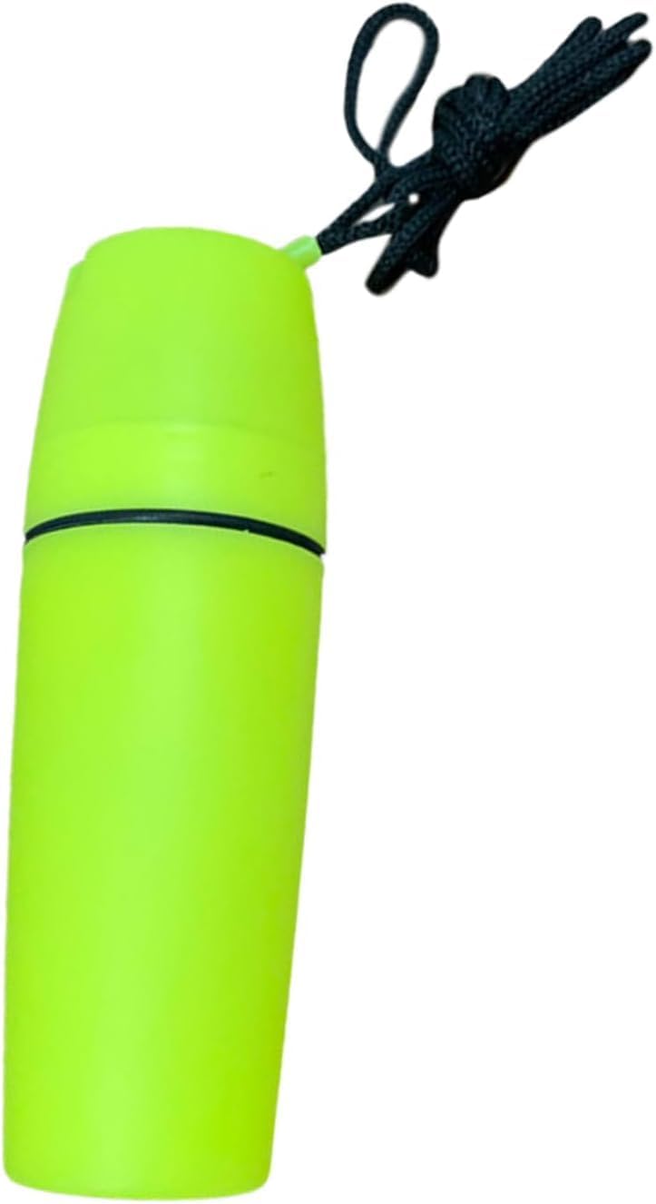 Waterproof Yellow Container Bottle Holder with Lanyard - Floating Dry Box for Kayak, Canoe, Boat, Diving, and Snorkeling - Watertight Plastic Case with Hook and O-Ring Seal for Outdoor Use - Image 2
