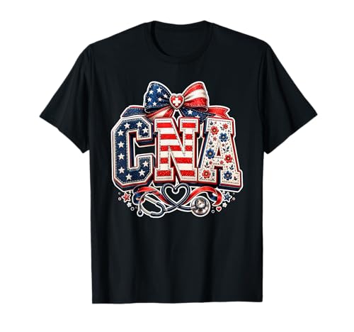 Women Nurses Fourth of July Nurse Patriotic CNA 4th of July T-Shirt